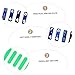 HANABASS Thumb Piano Scale Stickers Removable Musical Note Labels for Beginners Easy Installation Durable Material Bright Colors for Quick Recognition