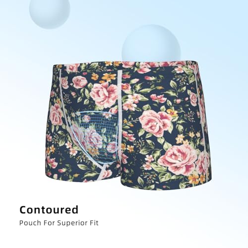 Boys' Cotton Boxer Brief Soft Underwear-Vintage Floral4