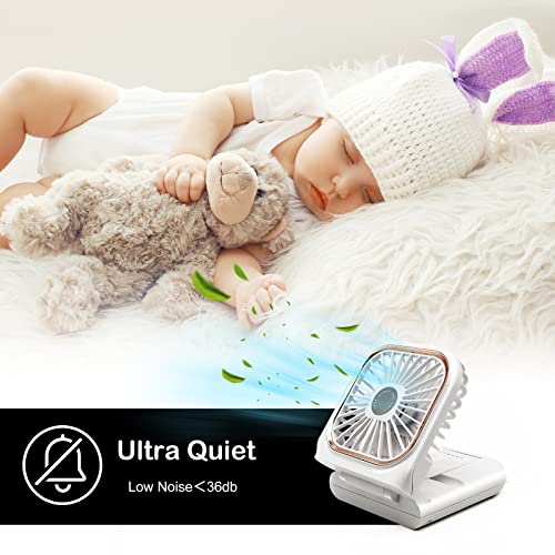 Mq 5 In 1 Mini Portable Fan, Foldable Personal Fan With Lanyard Rechargeable 3 Speed Adjustable, As 3000Mah Power Bank, Handheld Fan, Neck Fan, Desk Fan, Phone Holder, Indoor Outdoor Small Fan, White #TOP2