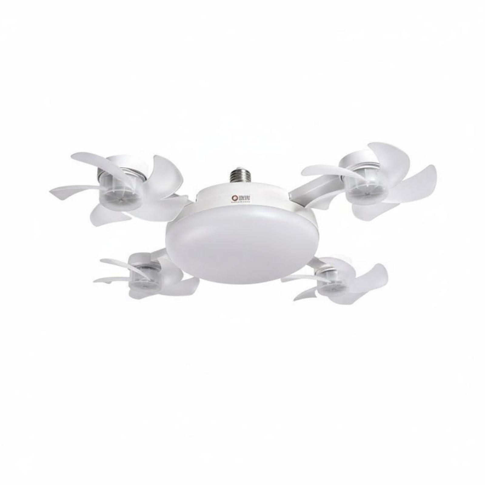 Silent Operation Wireless Controller Control Fan Light Whisper-Quiet E27 Socket Fan Light Flicker-Without Easy Installation for Bedroom, Living Room, Kitchen, 500MM, 4-Head W Ext Rod-image-15