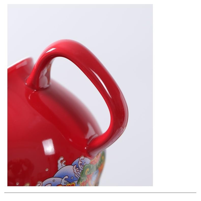 Tasse à thé Tasse à thé portable en céramique avec couvercle et filtre Récipient de trempage(B)