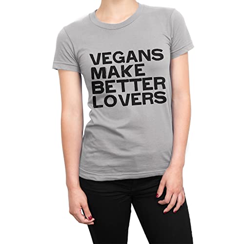 T-shirt Vegans Make Better Lovers gris idéal pour vos sorties estivales