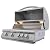 Blaze Premium LTE+ 32? 4-Burner Natural Gas Grill w/Rear Infrared Sear Burner, Lift-Assist Hood & Stainless Steel Cart – Professional Outdoor BBQ for Backyard Entertaining
