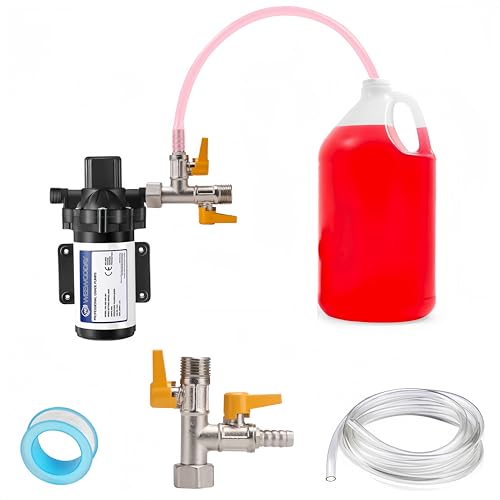 Full-Flow RV Winterizing Kit RV 3-Way By-Pass Valve Replacement Kit Unrestricted Water Flow RV Antifreeze Accessories (RV Winterizing Kit)