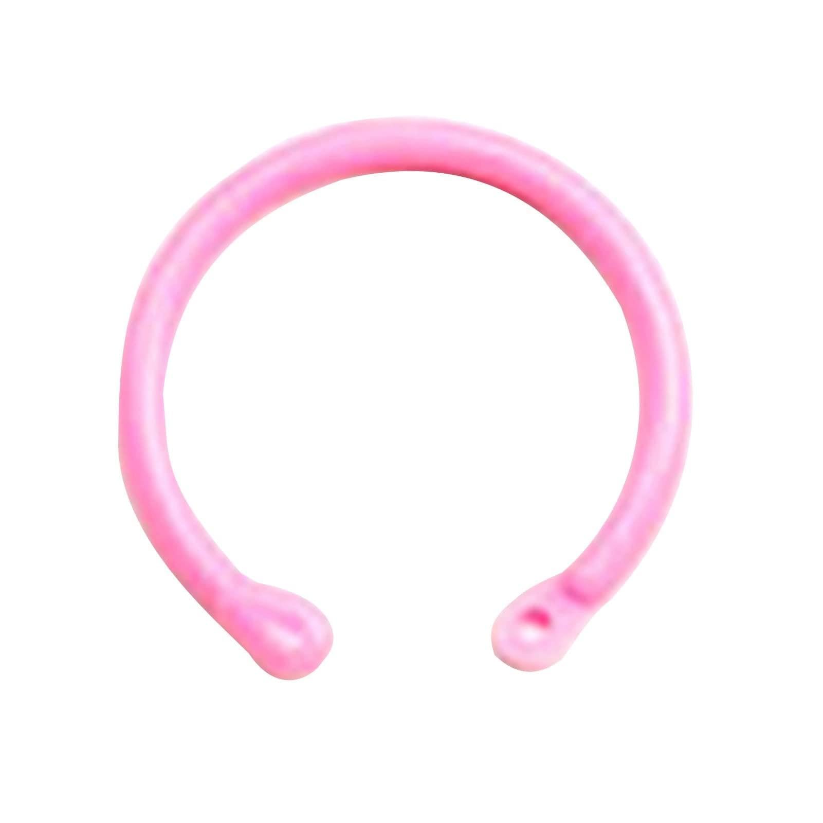 matumou 30Pcs Binding Ring Candy Color Hole Plastic Binding Ring Coil Binder Hoop Holder Tool for Loose Loose Hole