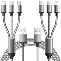 Amazon | 3in1 充電ケーブル 巻き取り式 Aioneus 2本セット