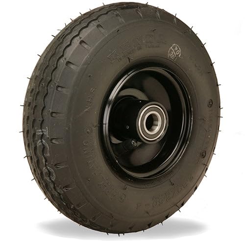 Hamilton W-8-PR-1 Pneumatic Air-Filled Rubber Wheel - 8" Diameter, 1" Bearing, Durable & Versatile