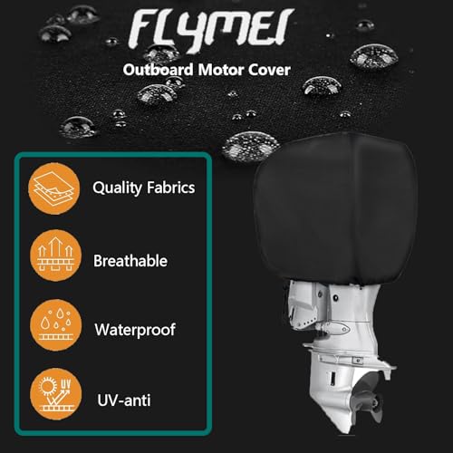 FLYMEI Outboard Motor Cover for Mercury Yamaha Honda, 115-225 HP — view 6