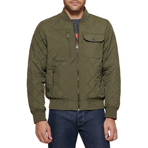 Image of Levi's Men's Levi's Men's Diamond Quilted Bomber Jacket