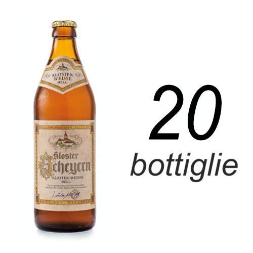 Birra Bavarese Weizen Chiara - Kloster Scheyern Weisse Hell – Cassa da 20 Bottiglie da 0,5 L.