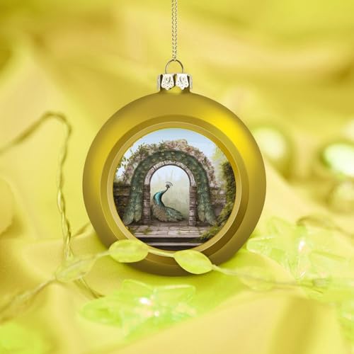 Paon de Noël incassable haute finition pour grand sapin - 7