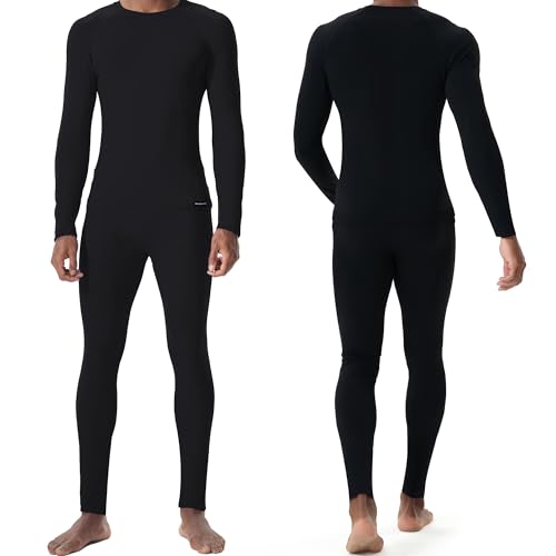 FlowFlex Funktionsunterwäsche Herren Set,Skiunterwäsche Männer Atmungsaktiv Thermounterwäsche für Joggen,Radfahren,Fußball,Skifahren,Motorrad (Schwarz, XL/2XL) FlowFlex Funktionsunterwäsche Herren Set,Skiunterwäsche Männer Atmungsaktiv Thermounterwäsche für Joggen,Radfahren,Fußball,Skifahren,Motorrad (Schwarz, XL/2XL)