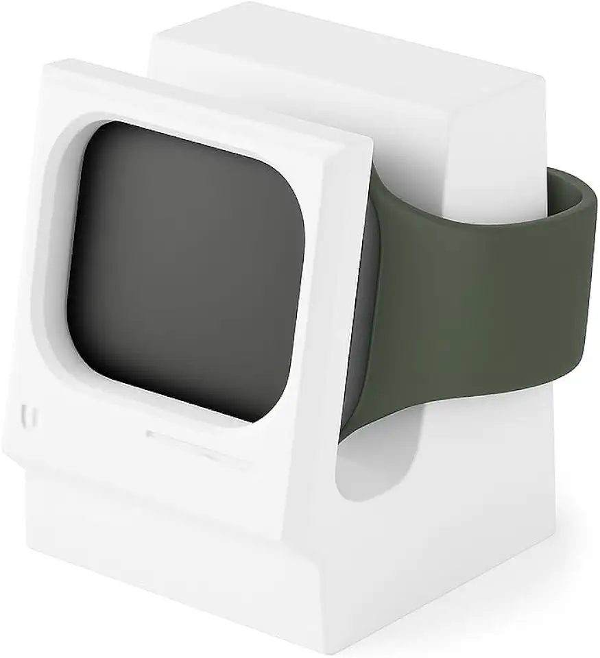 KingShield WatchBase, Suporte de carregador para Apple Watch Ultra 1/2/3 e Series 6/7/8/9/10/11, (Não acompanha Carregador) Branco