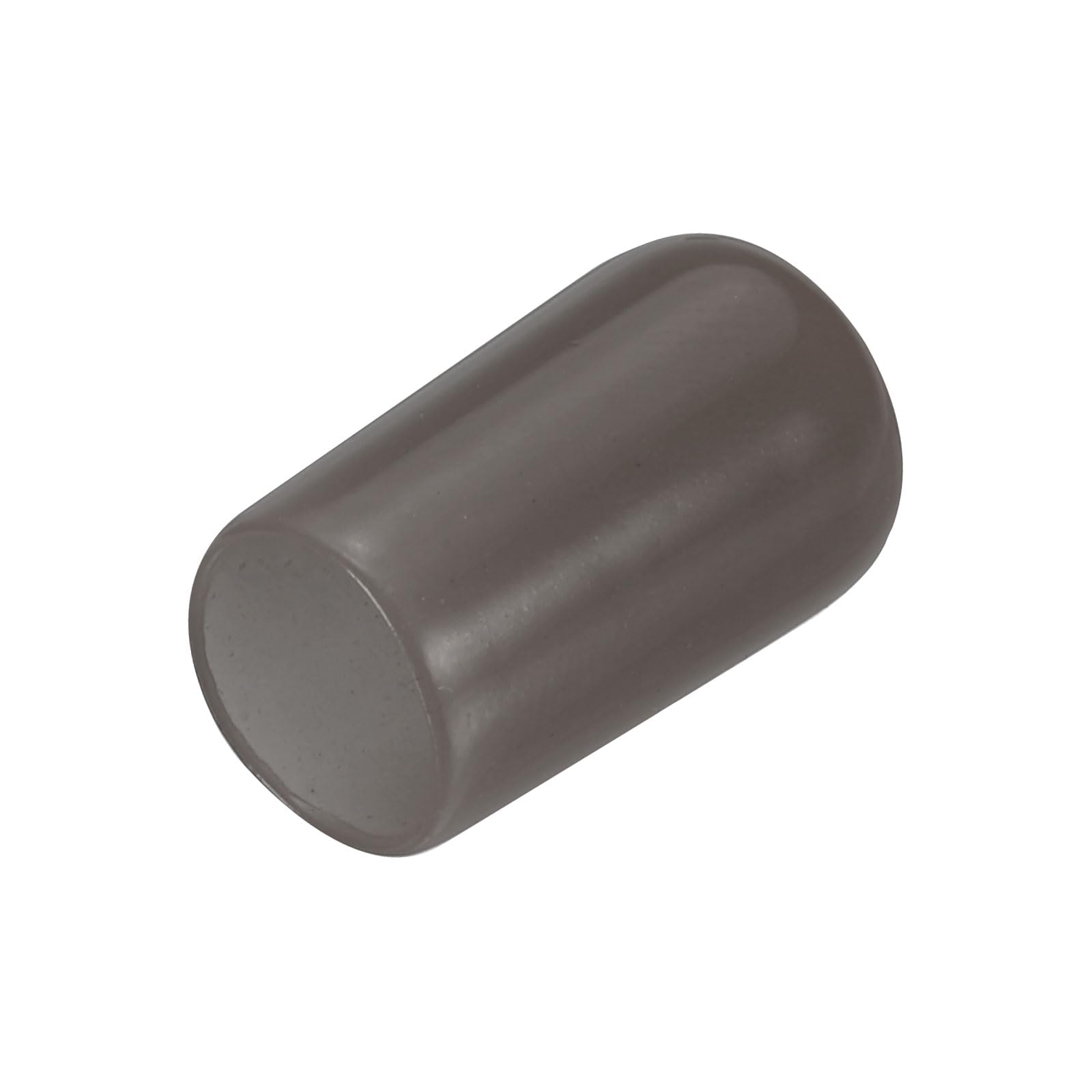 uxcell 20pcs Rubber End Caps 8mm(5/16") ID Vinyl PVC Round Tube Bolt Cap Cover Screw Thread Protectors,Brown