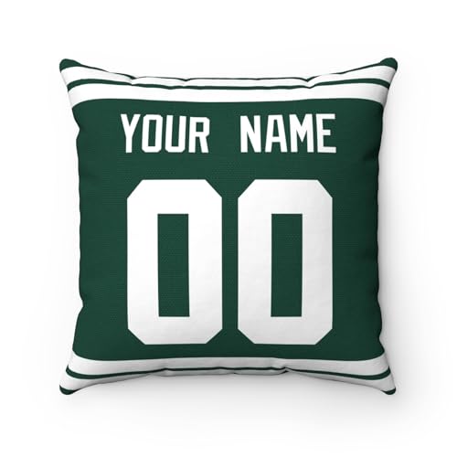 Image of ANTKING Throw Pillow 2 Pack Custom Any Name and Number Personalized Gift for Men Women Boys