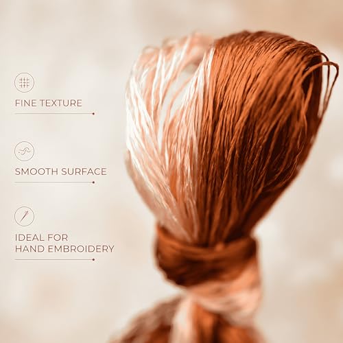 Image of MIINGGUXIUYI Mulberry Silk Floss Embroidery Thread Floss-Cross Stitch Threads China Silk Woven Jewelry Threads DIY Sewing Kits (100)