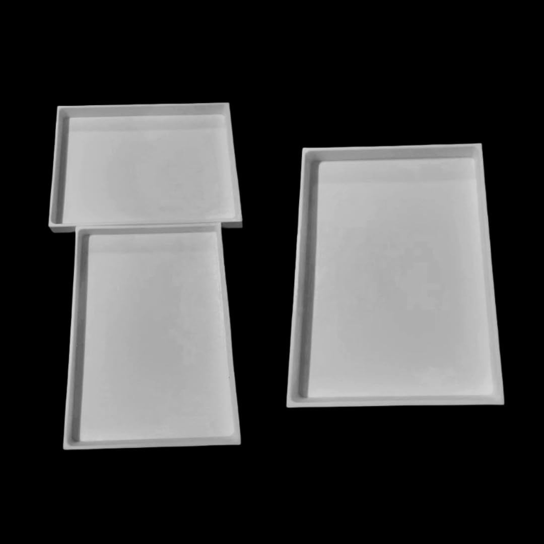 Piastra quadrata extra large in PTFE PEFT - Vassoio in politetrafluoroetilene resistente agli agenti chimici for uso industriale e di laboratorio(220x150x30mm)