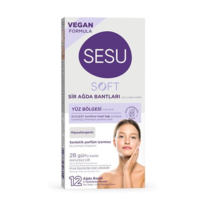 Soft Yüz 12'li 2023 Ağda Bandı, Kadınlar için