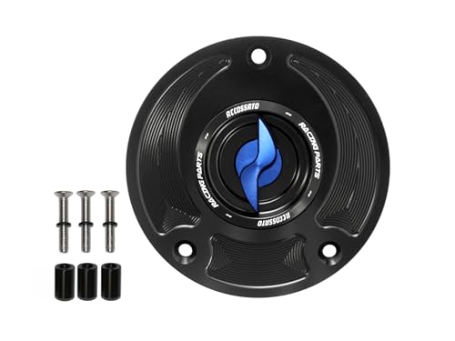 Bouchon essence avec cliquet Accossato bleu pour moto Suzuki Gsx-R 250 de 2017