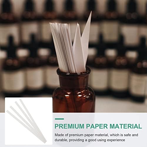 SUPVOX 100pcs Aromatherapy Scented Tester Paper Perfume Essential Oils Test Strips