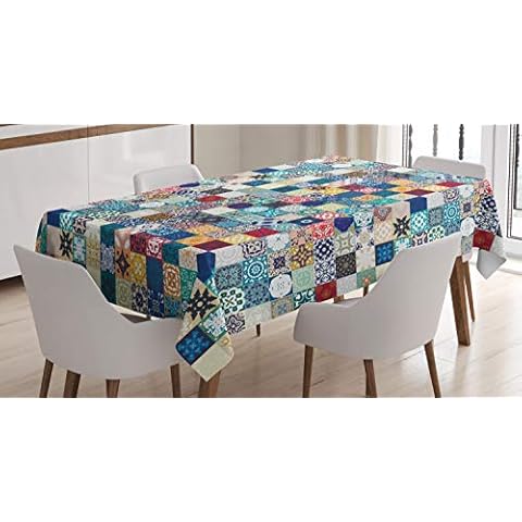 ABAKUHAUS Moroccan Tablecloth for Dining Cover