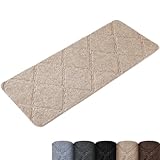 Homwiz Treppenstufen Matten, Stufenmatten Selbstklebend Innen 15 Stück, Treppenstufen Antirutsch Zuschneidbar Wiederverwendbar für Schützen Sie Haustiere, Senioren Kinder (Beige, 55cm x 19cm)