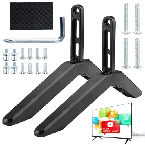 WADY Patas de soporte de TV universales y repuestos de base para pantallas de 32 a 65