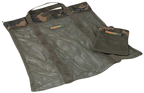FOX Camolite AirDry Bag & Hookbait Bag Large - Boilietasche für Karpfenköder, Ködertasche für Boilies & Angelköder…