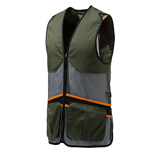 Image of Beretta Unisex Full Mesh Shooting Vest - Breathable Lightweight Competition Vest with Cartridge Pockets & Comfortable Fit