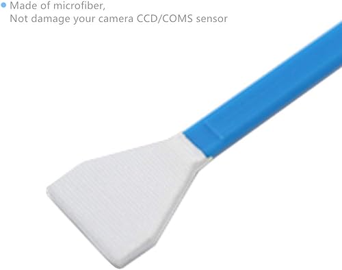 Miniatura 10 de Paquete de 20 unidades DSLR o SLR Kit de limpieza de cámara digital sin espejo, (sin solución de limpieza), hisopo de limpieza seco con sensor de