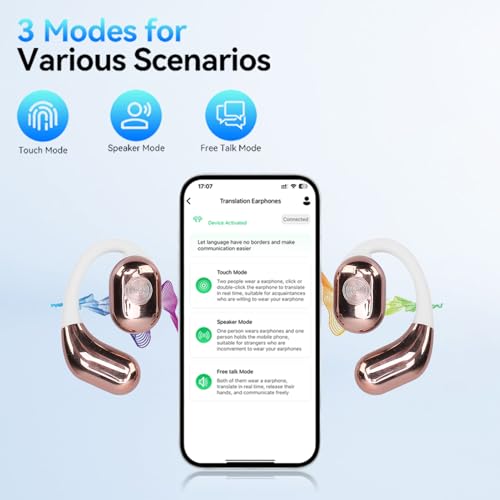 Écouteurs de traduction instantanée en 144 langues avec application mobile pour professionnels - 5