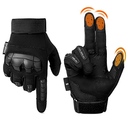 SPORWAY Motorradhandschuhe Herren Taktische Handschuhe Militär, Outdoor...