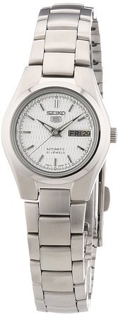 �Z�C�R�[ Seiko Women's SYMC07 Seiko 5 Automatic Silver Dial Stainless Steel Watch ���� ���f�B�[�X �r���v �y���s�A���i�z
