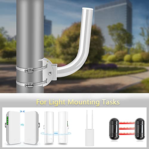 2-Pack Universal Bracket Mount For Light Monuting Tasks Wireless Bridge Outdoor Access Point To Point Ap,Pole And Wall-Mounted Mount #TOP7