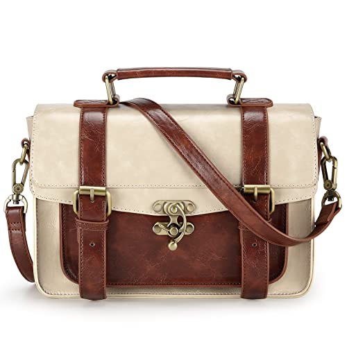 ECOSUSI PU Leather Satchel Bag