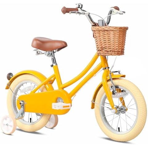 Glerc 12 Inch Kids Bike with Basket Cover