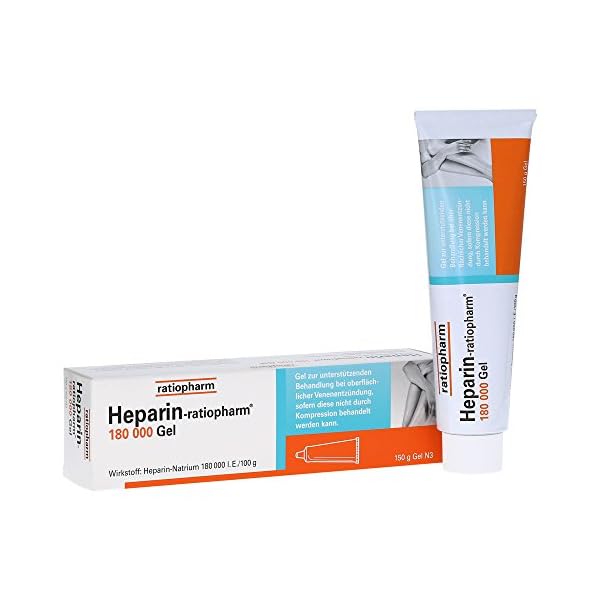 HEPARIN-RATIOPHARM 180.000 I.E. Gel 150 g