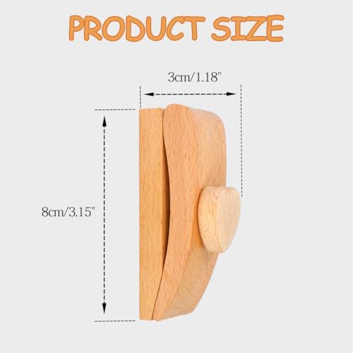 Image of 4 Quilt Hanger for Wall for Display - Tapestry Hangers for Walls, Wooden Rug Hangers for Wall Hangings, Decorate with Your Blanket and Tapestry Hangers, Quilt Rack Clamps for Mount (Wooden)