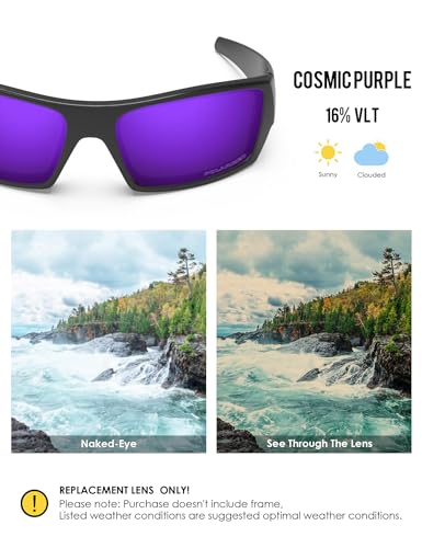 Image of BLAZERBUCK Anti-salt Polarized Replacement Lenses for Oakley Gascan OO9014 Sunglass
