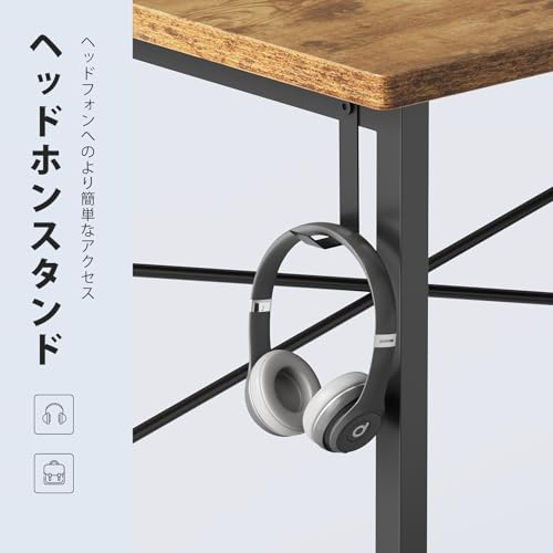 YeTom デスク 幅80cm 収納袋付き