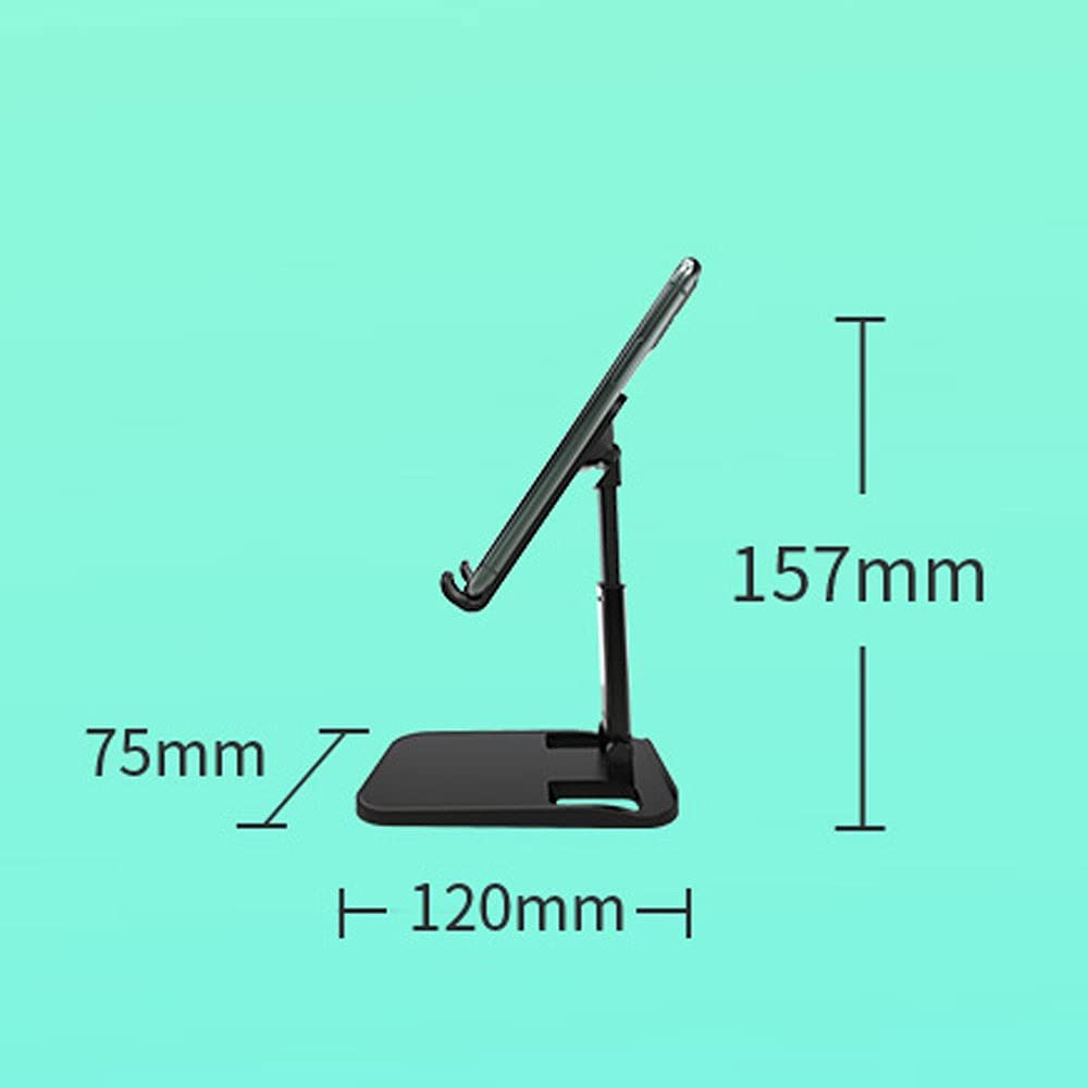 XIANGFASJZ Soporte Movil Teléfono móvil Soporte Teléfono Móvil Desktop Stand Lazy Flat Teléfono Móvil Soporte Soporte Marco de Soporte Casa Plegable