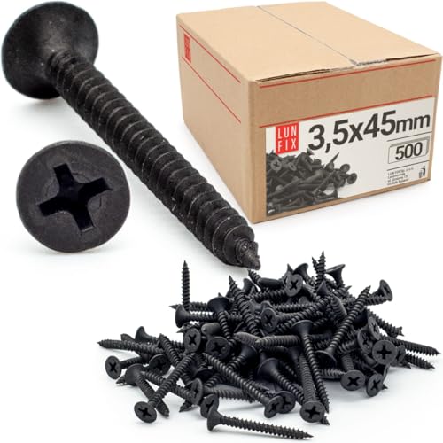 Lun Fix KSGM Schnellbauschrauben 3,5x45mm 500 Stück