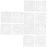 Pochoirs réutilisables DIY : vous recevrez 4 modèles de motifs mixtes, suffisants pour répondre à vos différents besoins.