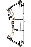 Leader Accessories Compound Bow Hunting Bow 50-70lbs with Max Speed 310fps (Green Camo)