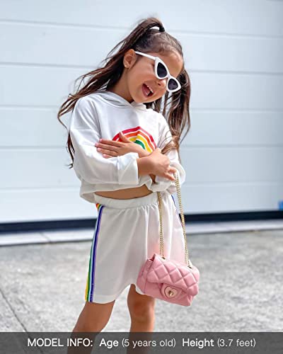 Mibasies Kids Purse Toddler Gifts For Little Girls Crossbody Purses Presents (Lambskin Pink), Mini #TOP2