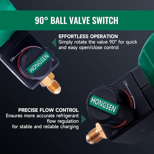 Kit de Manómetro Simple HVAC Hong Sen para R410A y más miniatura 5