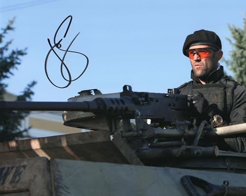 RP Jason Statham Signed Photo 8x10 Reprint COA Certificate of Authentication Autographed The...
