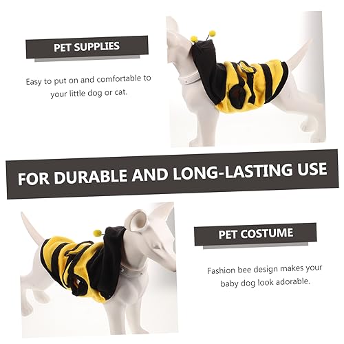 Disfraz Abeja para Perros y Gatos Tamaño XS Negro miniatura 5