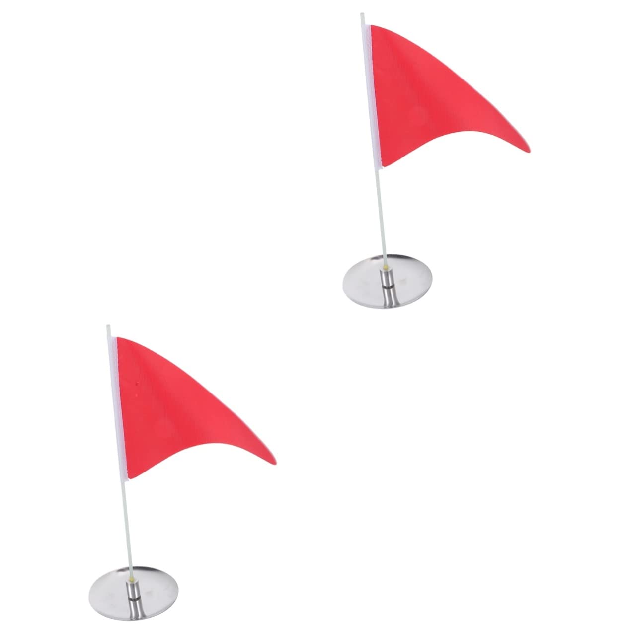 INOOMP 2sets Golf Flag Golfing Cup Tray and Practice Flag for Backyard Training Improve Putting Accuracy