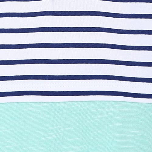 Image of miniklub Baby Sleeveless Round Neck Knitted Blended Cotton Top And Bottom, Pack of 2 (Multi Color)